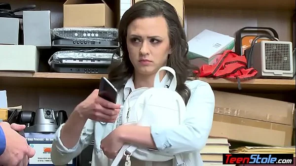 Tiny titted thief fucked in the ass by perv LP officer