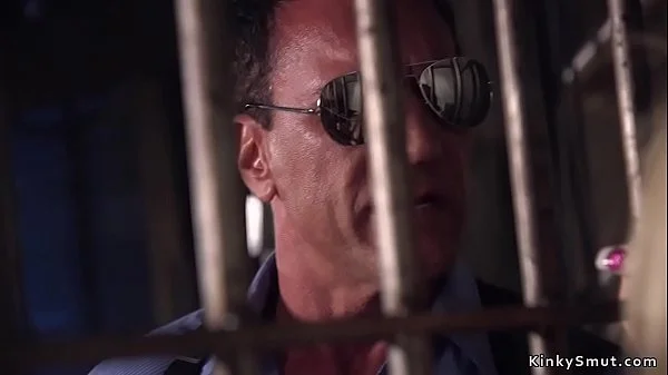 Border officer anal fucks big tits blonde