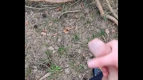jerking off in forest