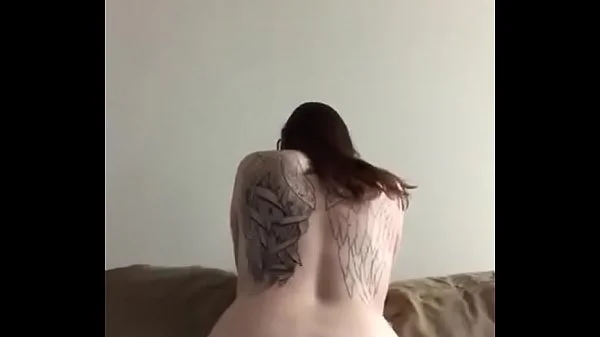 Wife rides dildo and cums