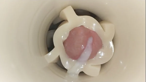 Moaning and cumming Inside fleshlight