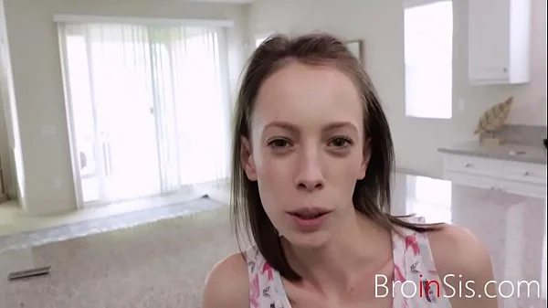 Stepsister lets stepBROTHER's cock slip inside in s.