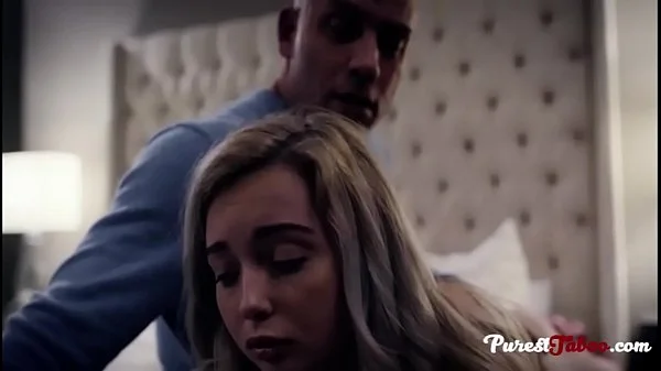 step Daddy's Special Hug: step Dad makes step daughter feel warm, inside