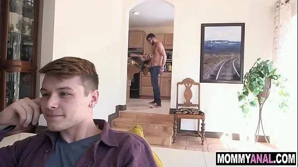Hot step mommy anal fucked by step son's friend
