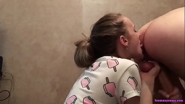 Rimjob from hot russian girlfriend to her boyfriend.