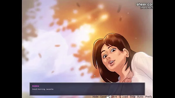 Petite milf receiving a sexy massage and giving us a handjob l My sexiest gameplay moments l Summertime Saga l Part #5