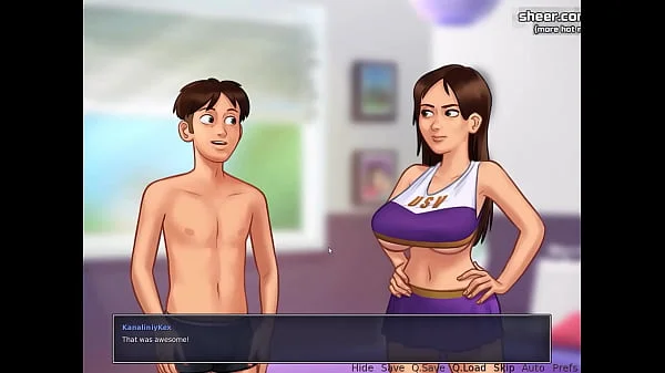 Hot stepsister fucked underwater and successfully impregnated l My sexiest gameplay moments l Summertime Saga[v0185] l Part 25