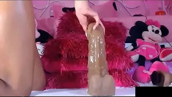 fucking a big dildo - part 5