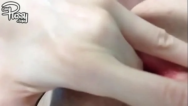 BANANA IN PUSSY of a teen girl, homemade selfie