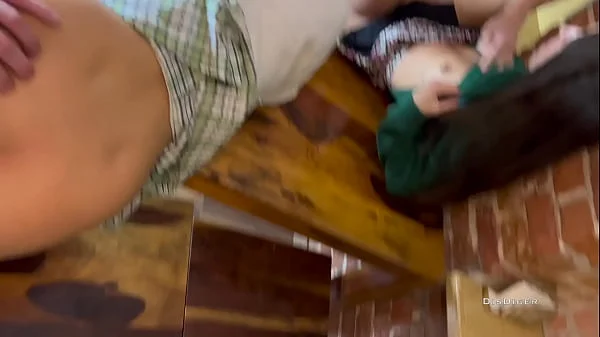 Picked up two beauties with a friend and fucked them hard . Version 1