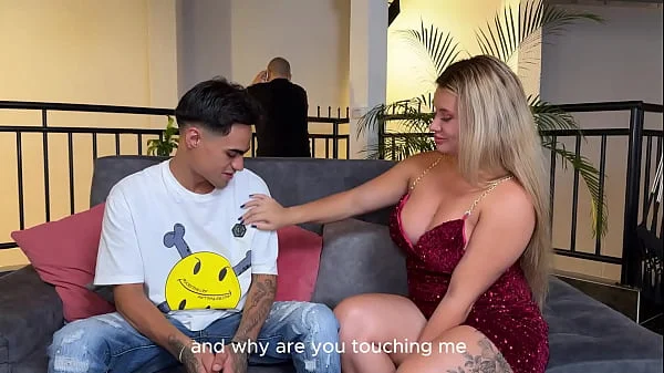 I fuck my Colombian stepmom in the living room while my stepdad is on a call! Danyel Mast and Karen Sleent