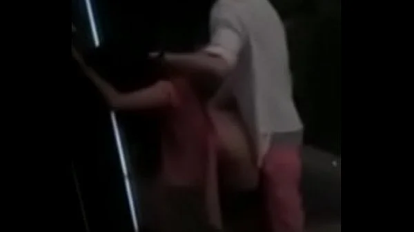Chinese girl runs into white guy outside, she gets fucked and creampied
