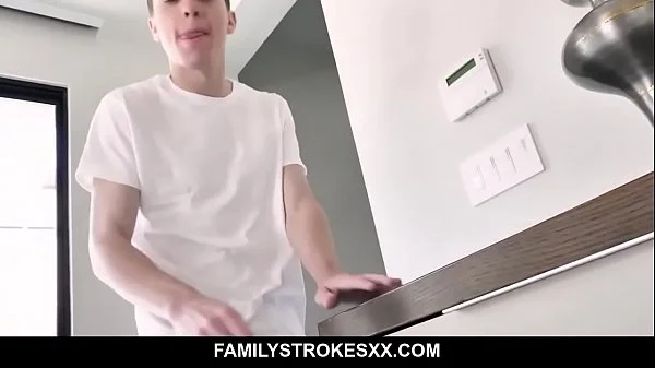 Cute stepsis and stepmom team up on a big cock ( Bunny Colby )