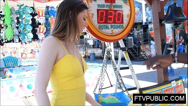 teen first time public