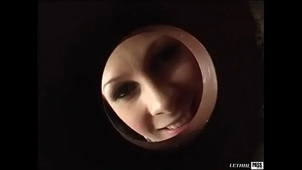 Gianna Michaels sucks dick at the gloryhole