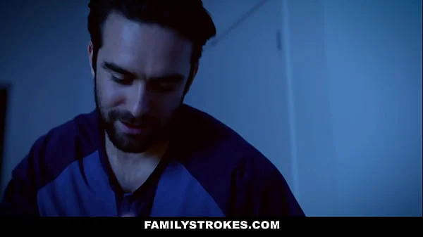 Stepson Secretly Fucking His Sexy Stepmom Britney Amber While Stepdaddy is in Nap