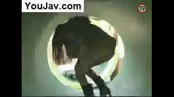 Asians Flashing On A Cold Day.