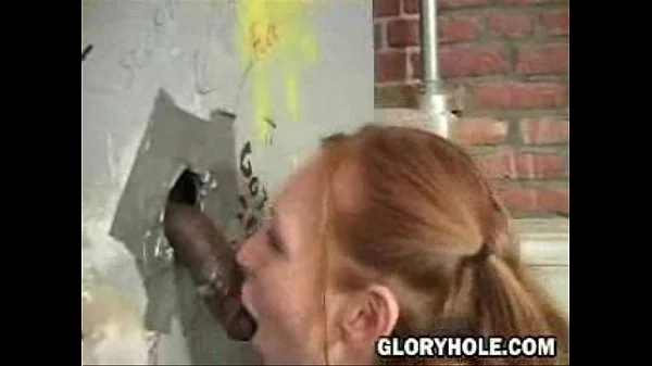 A large penis sucked off by woman