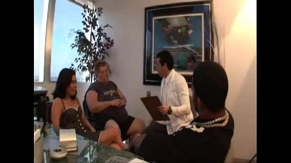 Ashley Blue  Interracial Threesome