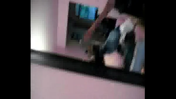 Naked in front of the mirror