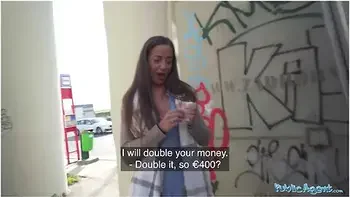 Lara Lee In British Brunette Gets Paid To Suck And Fuck A Big Fat Czech Cock