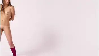 Brunette With Small Tits Kira Zukerman Spreading Legs