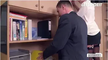 Secretary Mareen Deluxe Is Seduced By Her Boss