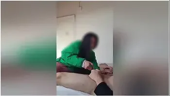 Mexican Beautician Works From Home With Naked And Satisfied Client