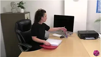 Office Lesbain Threesome With Lacey Starr And Kayleigh Davis