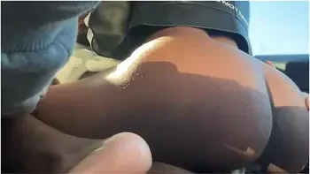 Bubble Butt Ebony Wife Loves Car Sex