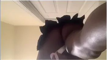 Ebony Teen 18+ Has Dripping Wet