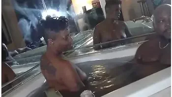 Riding His Dick And Doggy Style In The Spa