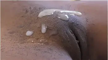 Ebony Cuty Fucked By Bwc And Cum On Pussy