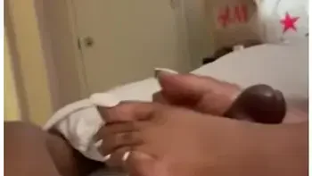 White Toes Footjob