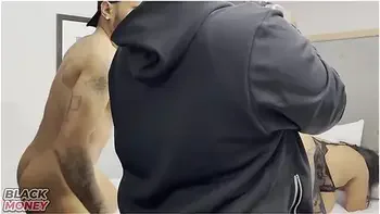 Behind The Big Butt Ebony Milf Ms So Slippery Enjoys Getting With Macana Man