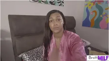 Thick Ebony Babe Ashlyn Peaks Cheats On Husband W/ Stepson With Bigger And Beter Dick