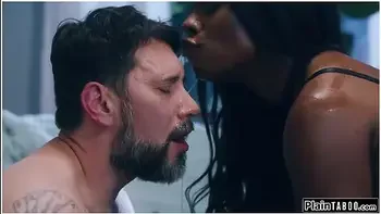 Guy finds submissive wife and her ebony bff in fetish gear