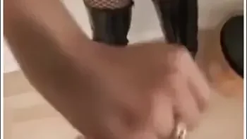 Leah Jaye punished by three big dick