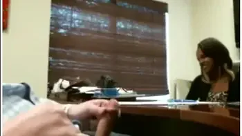 Interview Dickflash Handjob