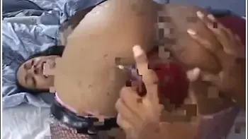 Lesbian Ebony With Huge Tits Is Fucking Young Babe With A Strap On