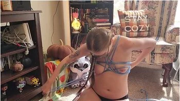 Tied Up Sluts First Finger Squirt!