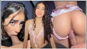 18yo Curly-haired Latina Gives Insane Deepthroat And Gets Fucked To Orgasm