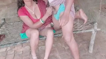 Desi Village Bahu Hardcore Fuck with Trilokinath - Horny Indian Wife Outdoor Sex