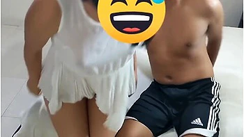 Send This Video To My Cuckold Boyfriend Being Fucked In Short Dress By His Best Friend