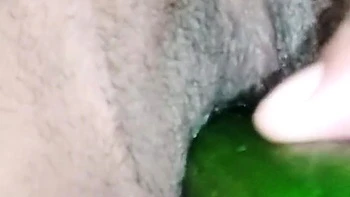 Long Mommy In Beautiful Pussy Asian Stepmommy & Long Cucumber Sex