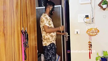 Stepson Caught Stepmom Fucking With Plumber