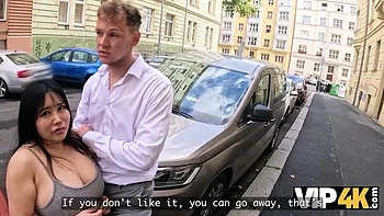 Big Natural Tits Asian Girl Masturbating for Money - HD POV