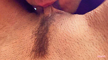 Juicy Stepsister Pussy Licking - Close Up Lick & Sucking Big Labia