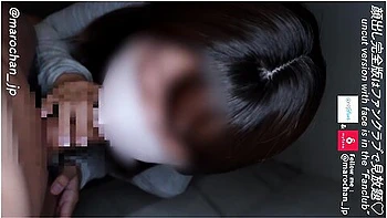 A Beautiful Japanese Woman Gives A Blowjob On The Balcony And Gets A Huge Cumshot In Her Mouth!