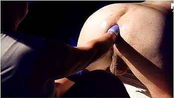 Femdom Fisting Sandra Gives Anal Fist Fuck To Her Hubby